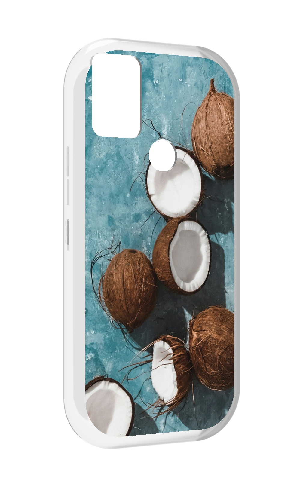 

Чехол MyPads красивые-кокосы для UMIDIGI A9, Прозрачный, Tocco
