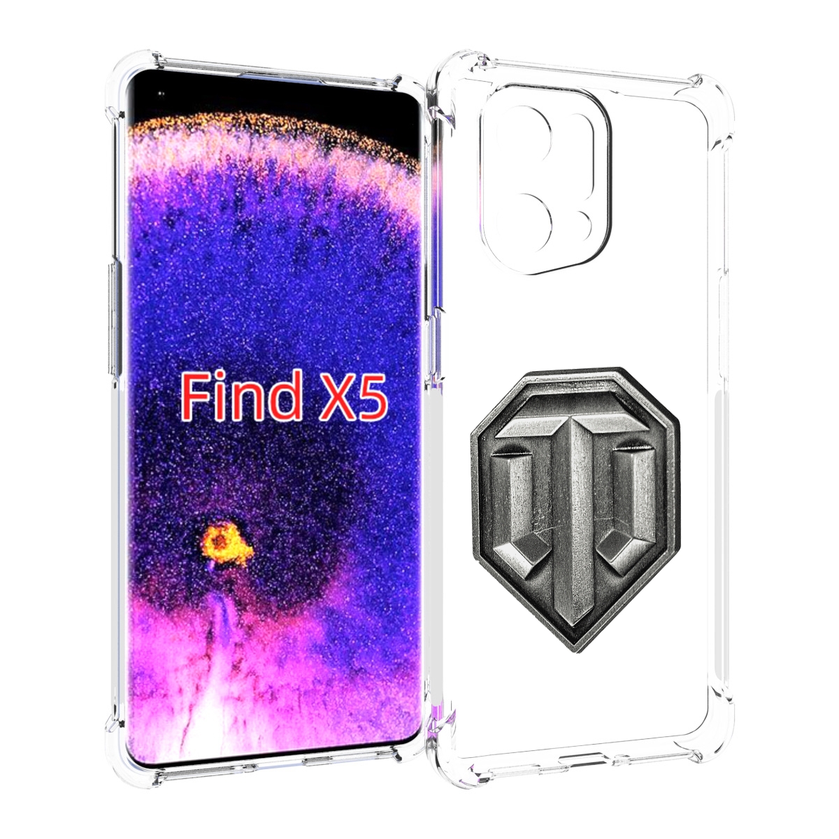 

Чехол MyPads world-of-tanks мужской для Oppo Find X5, Прозрачный, Tocco