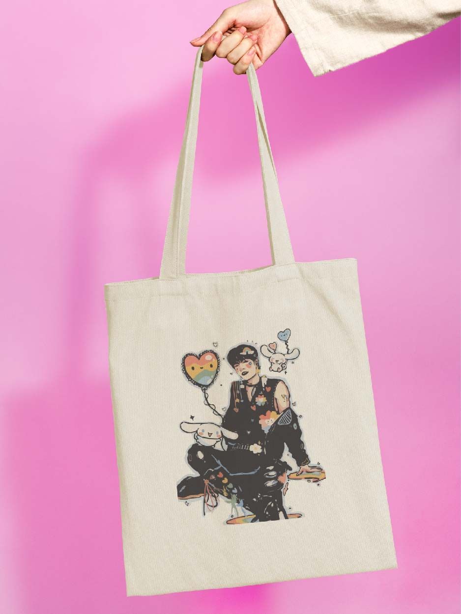 

Сумка женская jojo print shpr-193 бежевая, Бежевый, shpr-bts_Stray Kids 193