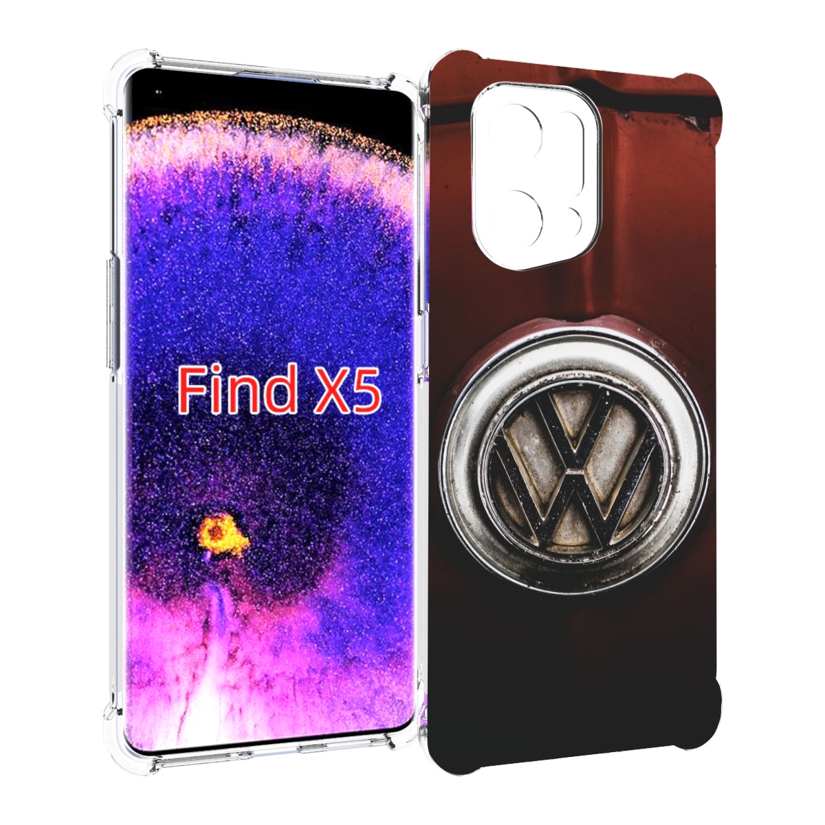 

Чехол MyPads volkswagen 1 мужской для Oppo Find X5, Прозрачный, Tocco