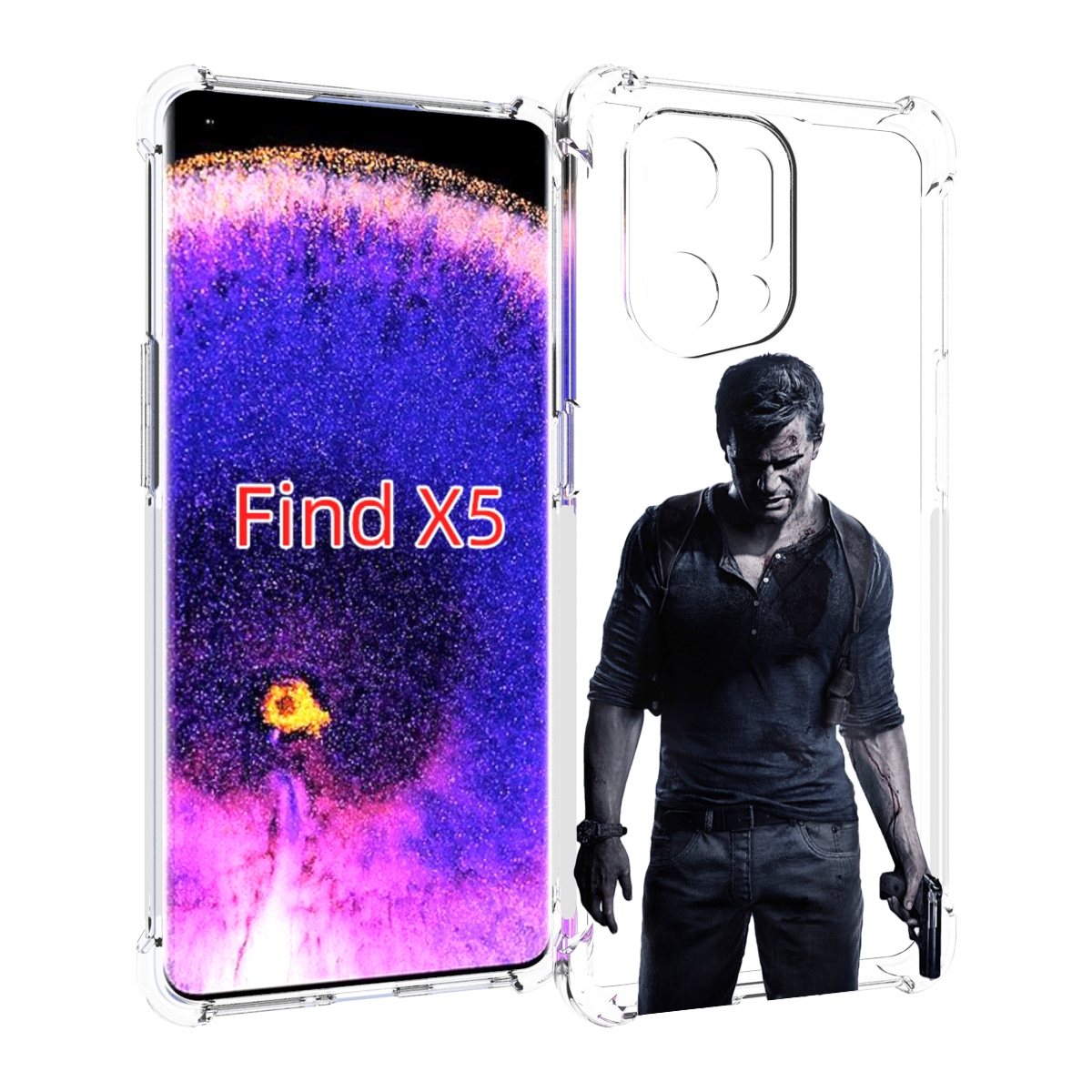 

Чехол MyPads uncharted-4 для Oppo Find X5, Прозрачный, Tocco