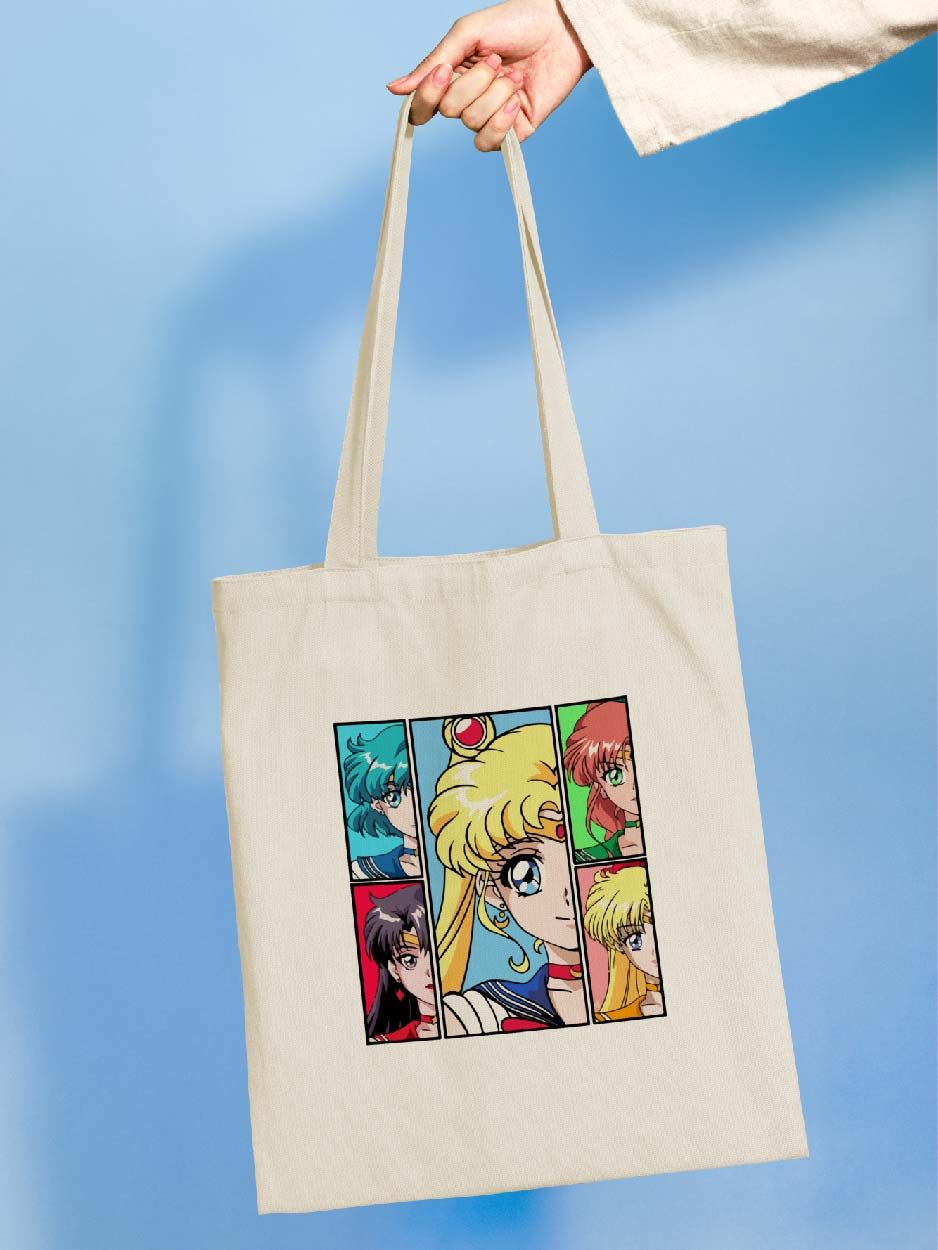 

Сумка женская jojo print shpr-180 бежевая, Бежевый, shpr-anime_Sailor Moon 180