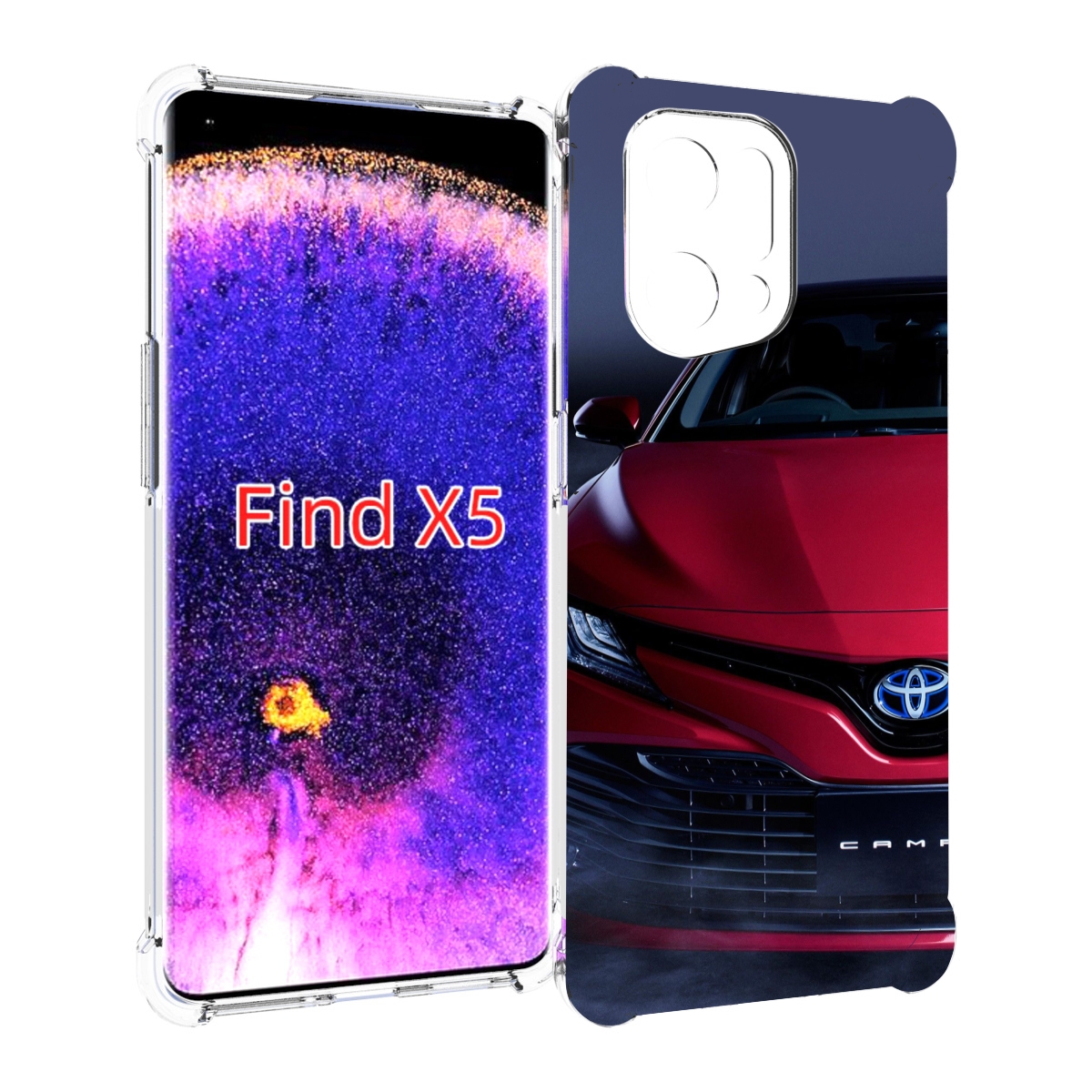 

Чехол MyPads toyota 1 для Oppo Find X5, Прозрачный, Tocco