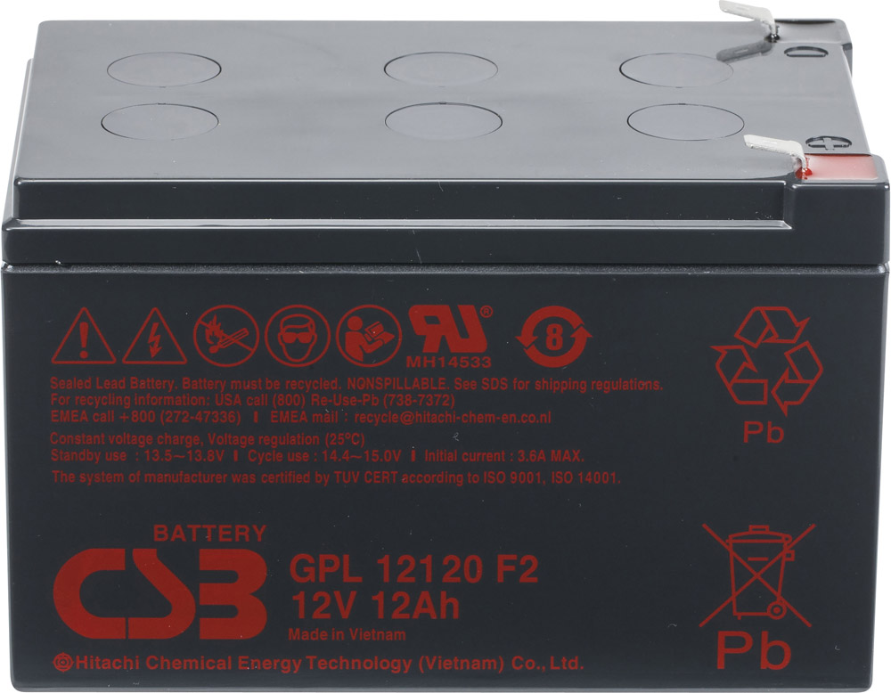 Аккумуляторная батарея CSB GPL12120 F2