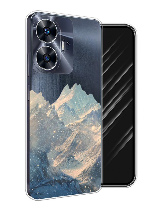 

Чехол Awog на Realme C55 "Горы арт 2", Серый, 2513850-1
