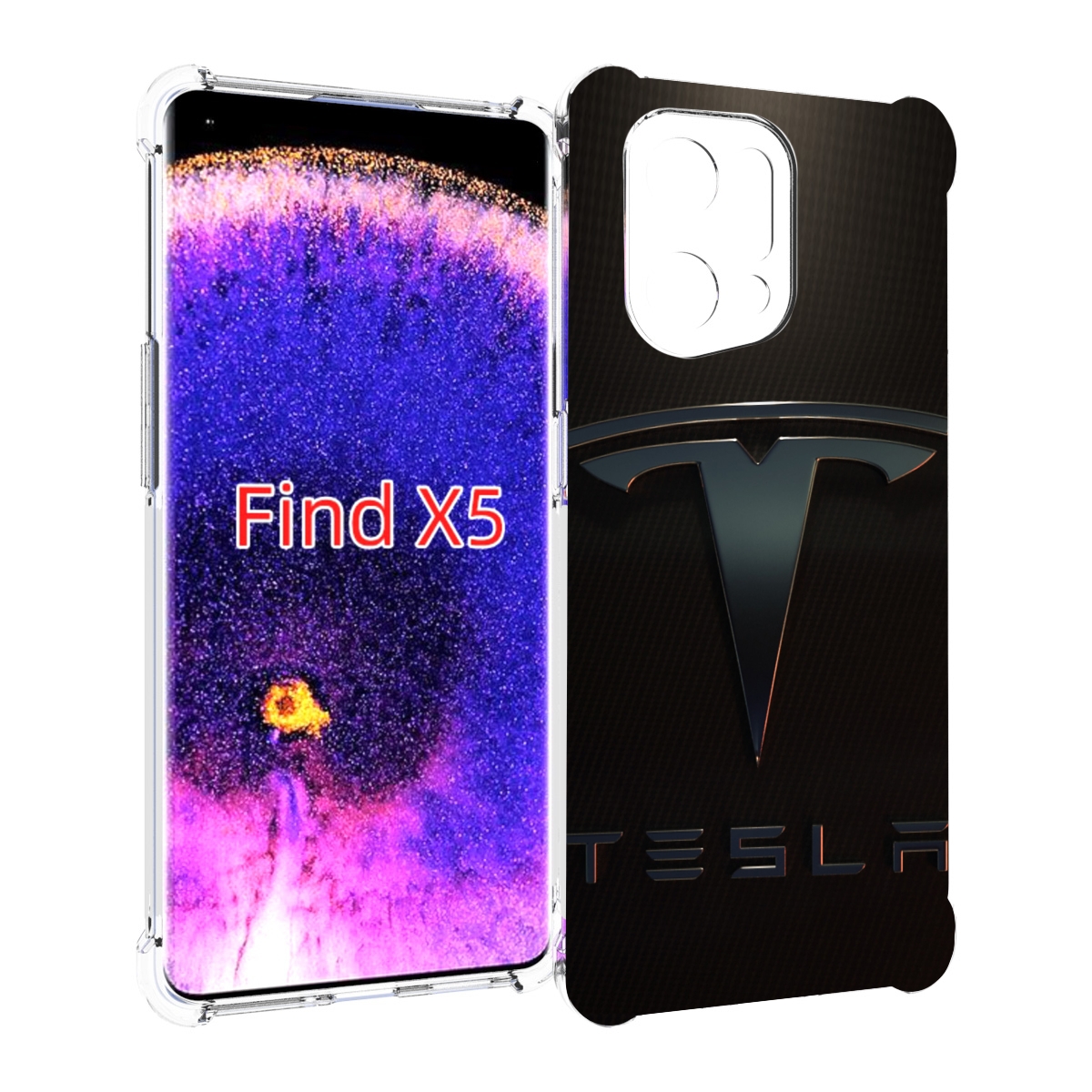 

Чехол MyPads tesla 3 для Oppo Find X5, Прозрачный, Tocco