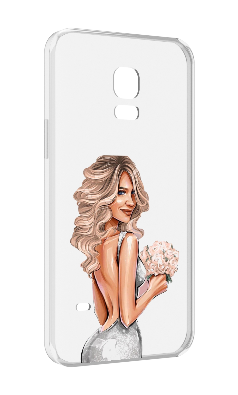 

Чехол MyPads Роскошное-платье женский для Samsung Galaxy S5 mini, Прозрачный, Tocco