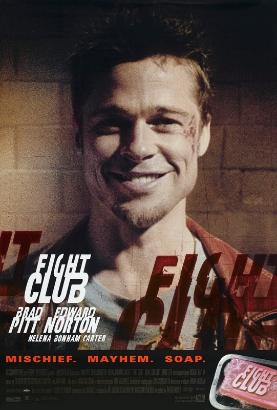 

Постер к фильму "Бойцовский клуб" (Fight Club) 50x70 см