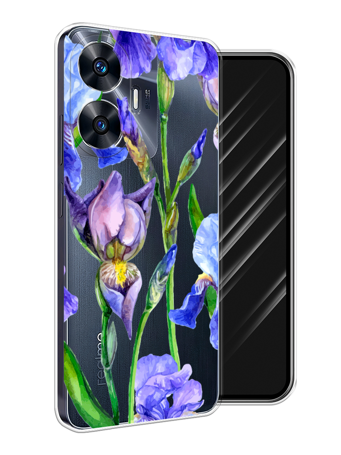 

Чехол Awog на Realme C55 "Синие ирисы", Фиолетовый;голубой;зеленый, 2513850-1