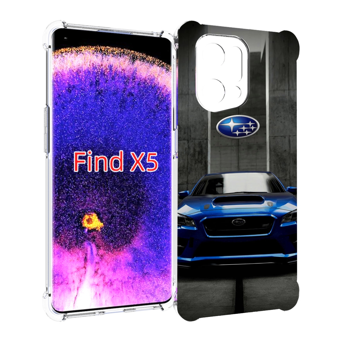 

Чехол MyPads subaru 1 мужской для Oppo Find X5, Прозрачный, Tocco