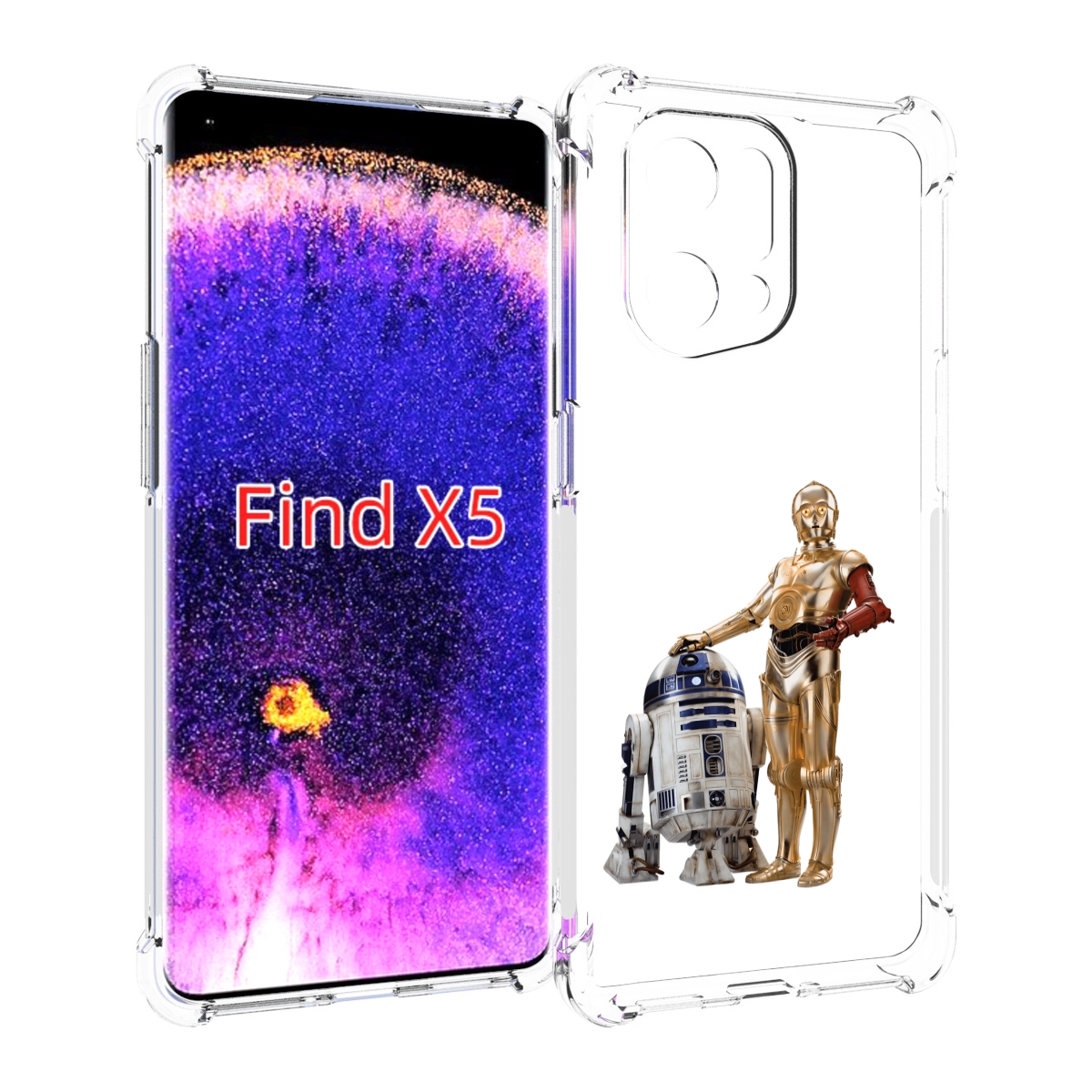 

Чехол MyPads starwars-звездные-воины для Oppo Find X5, Прозрачный, Tocco