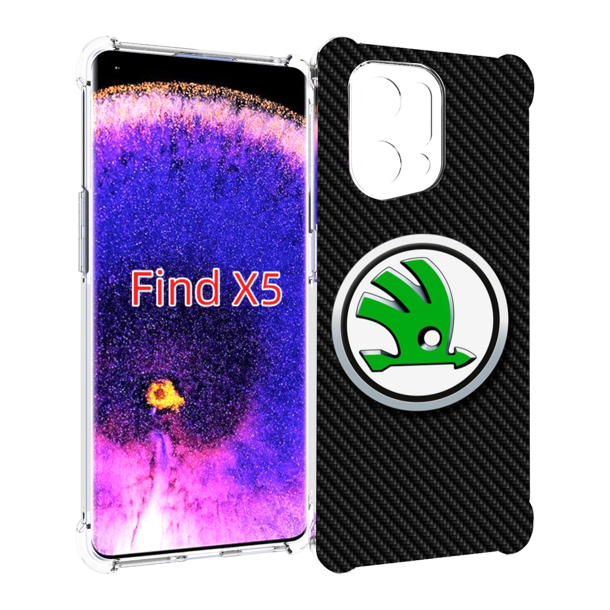 

Чехол MyPads skoda 2 для Oppo Find X5, Прозрачный, Tocco