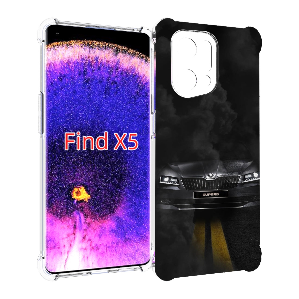 

Чехол MyPads skoda 1 для Oppo Find X5, Прозрачный, Tocco