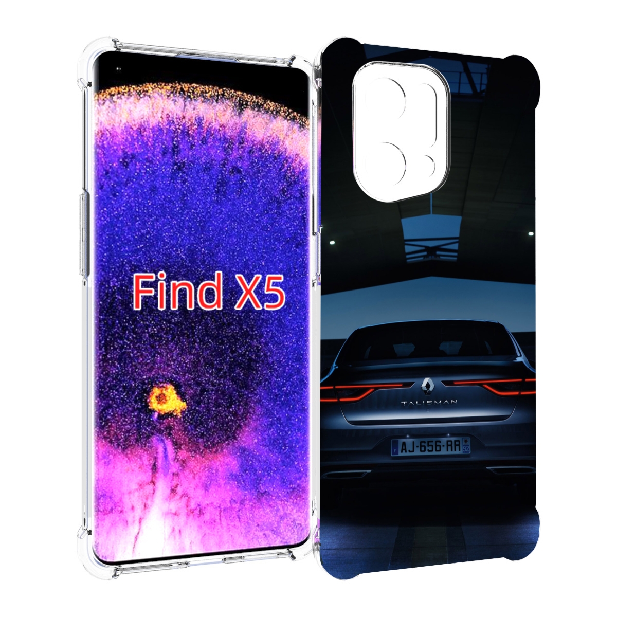 

Чехол MyPads renault 1 для Oppo Find X5, Прозрачный, Tocco