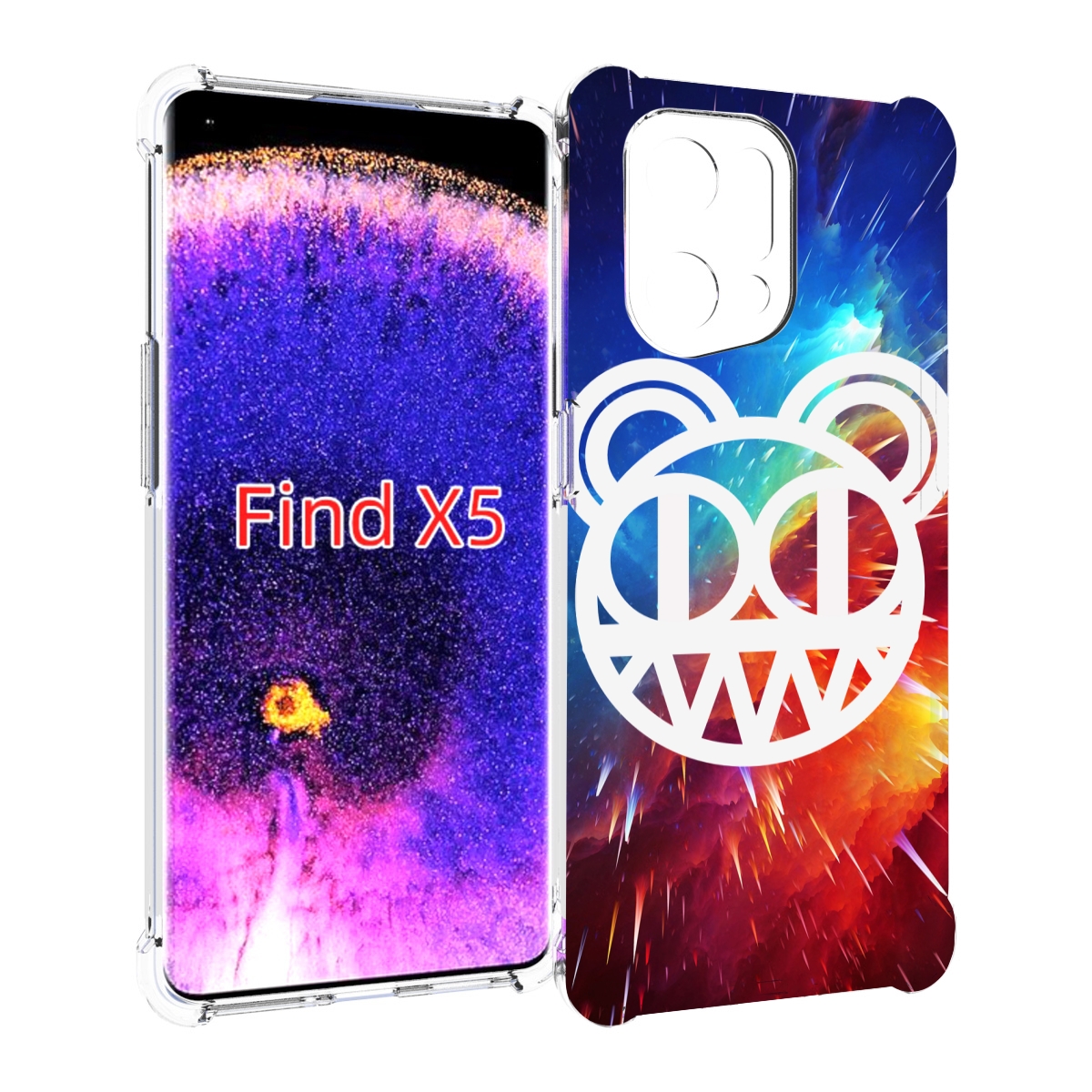 

Чехол MyPads radiohead cosmos для Oppo Find X5, Прозрачный, Tocco