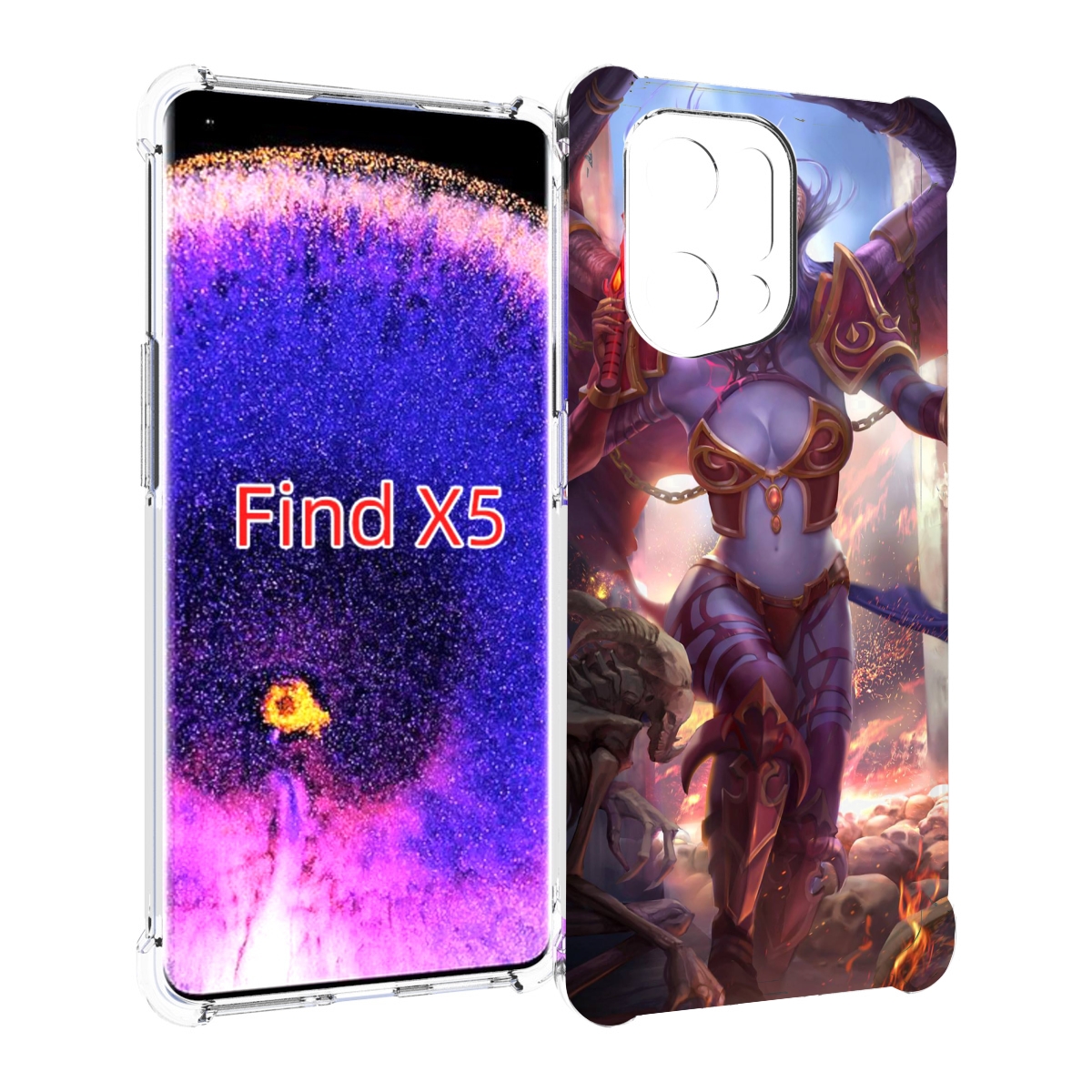 

Чехол MyPads queen of pain dota 2 для Oppo Find X5, Прозрачный, Tocco