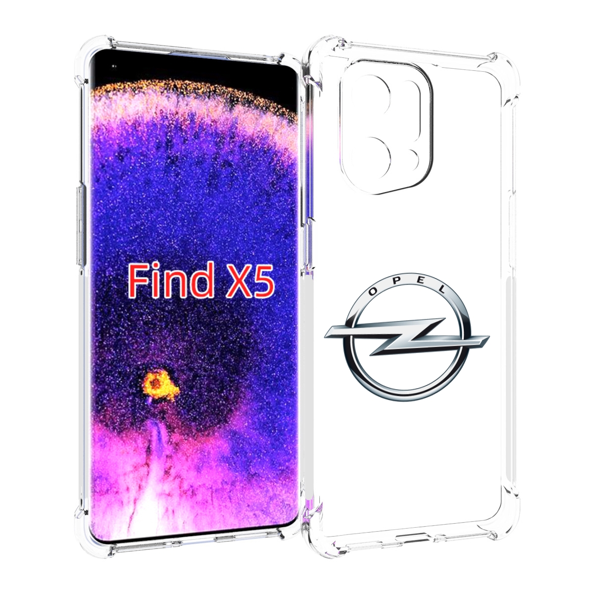 

Чехол MyPads opel-5 мужской для Oppo Find X5, Прозрачный, Tocco