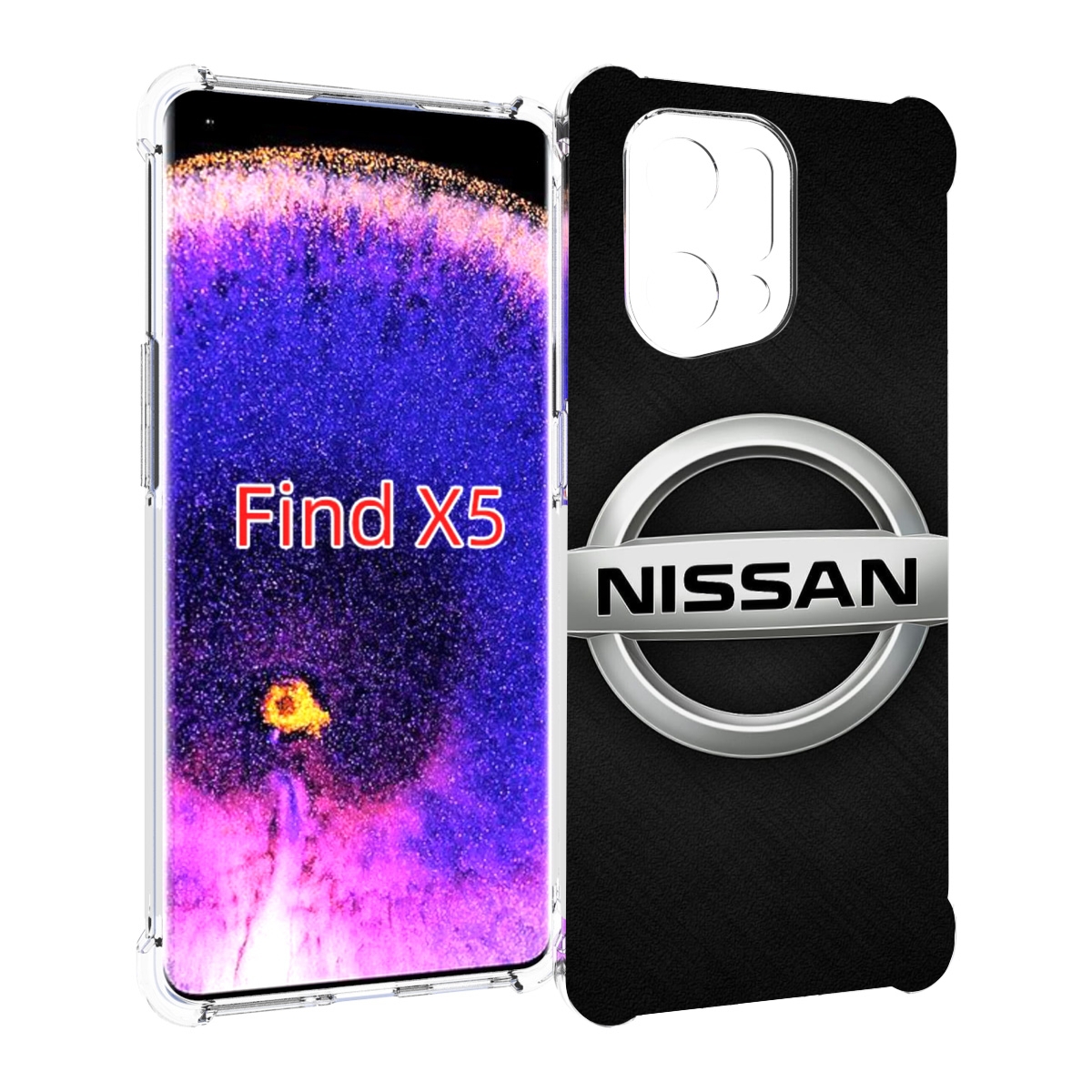 

Чехол MyPads nissan 2 мужской для Oppo Find X5, Прозрачный, Tocco