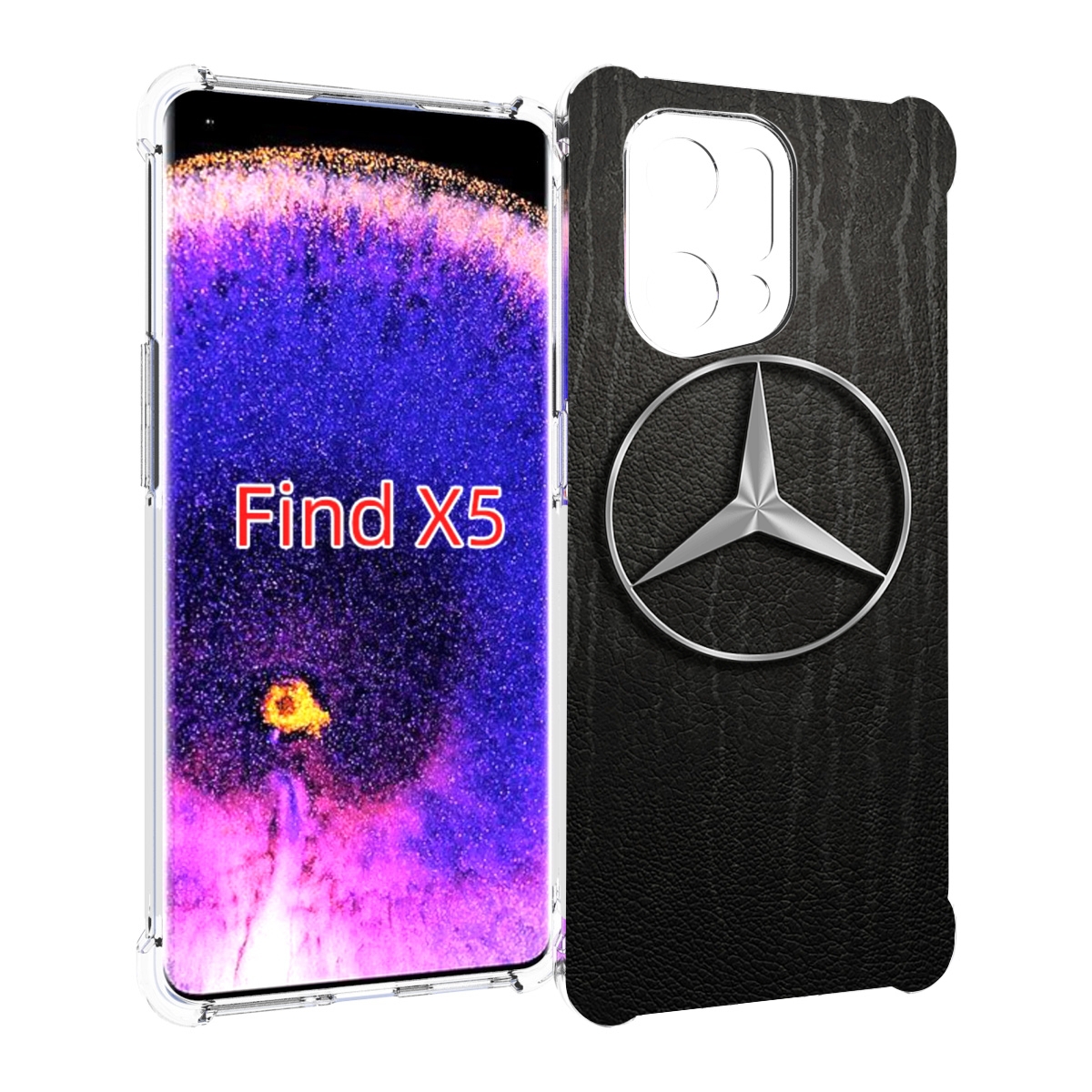 

Чехол MyPads mercedes-2 мужской для Oppo Find X5, Прозрачный, Tocco