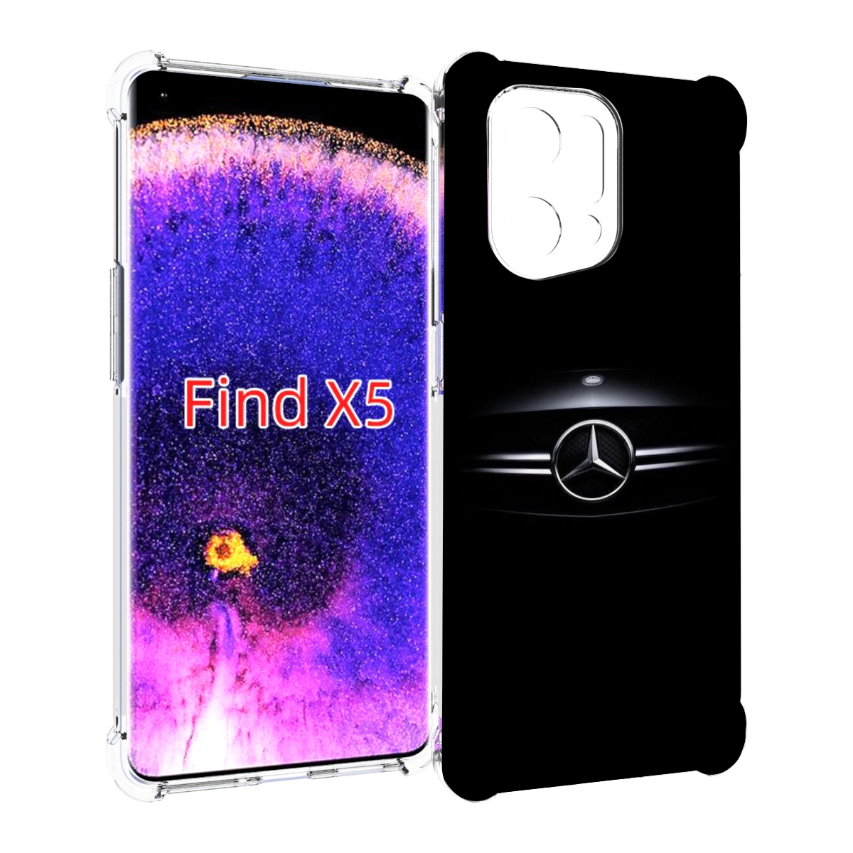 

Чехол MyPads mercedes-1 для Oppo Find X5, Прозрачный, Tocco