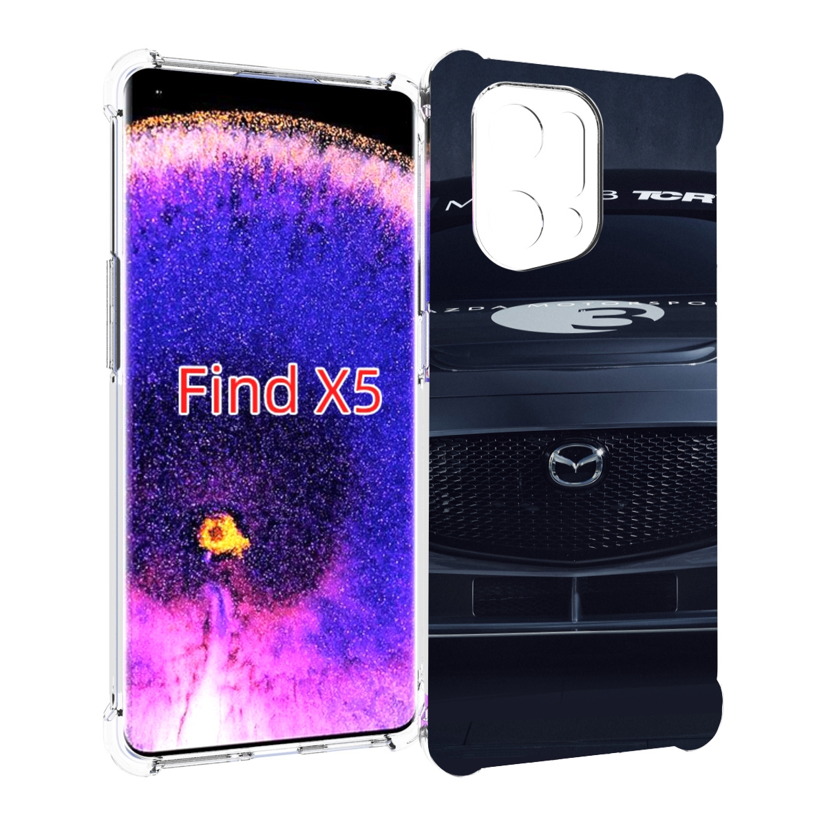 

Чехол MyPads mazda 3 для Oppo Find X5, Прозрачный, Tocco