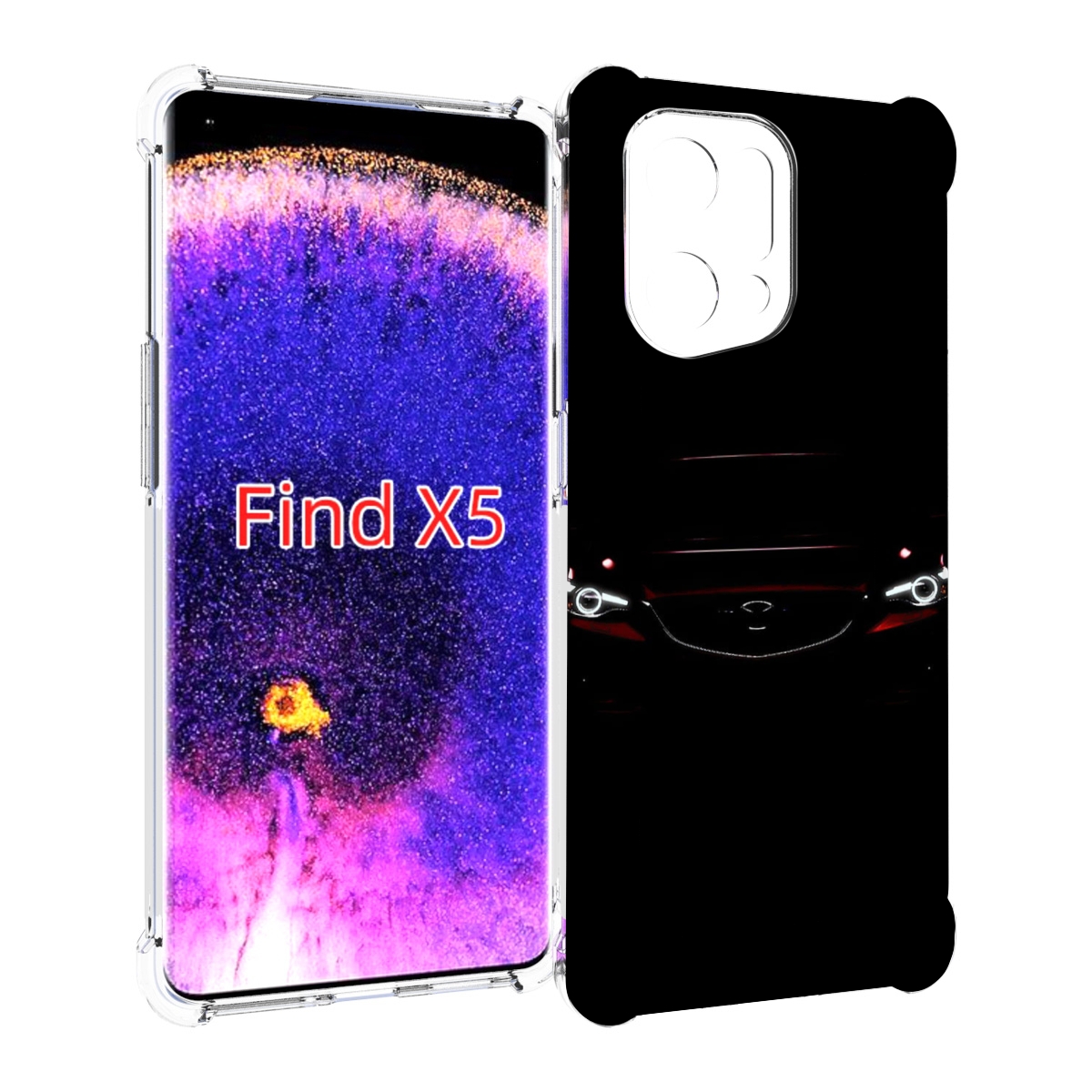 

Чехол MyPads mazda 2 мужской для Oppo Find X5, Прозрачный, Tocco