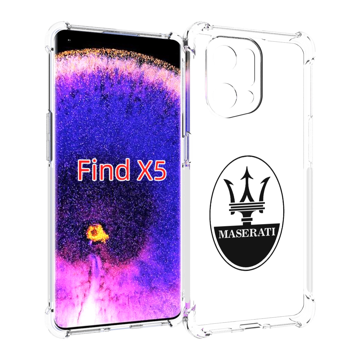 

Чехол MyPads maserati-4 для Oppo Find X5, Прозрачный, Tocco