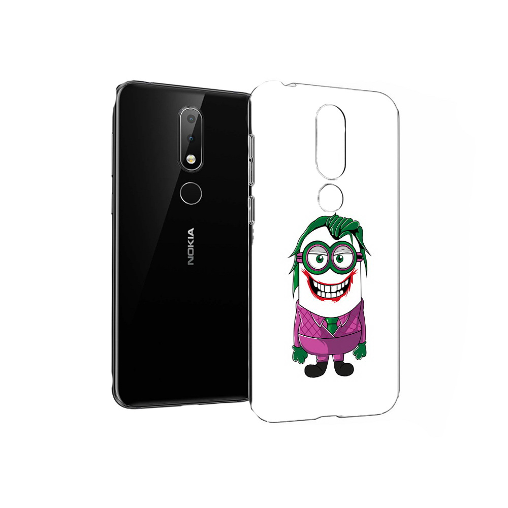 

Чехол MyPads Tocco для Nokia X6 джокер миньон (PT115295.99.322), Прозрачный, Tocco