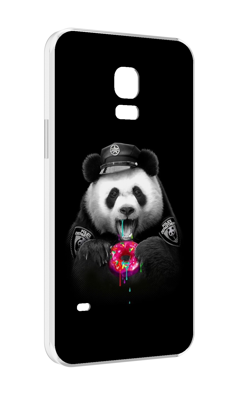 

Чехол MyPads Панда-с-пончиком для Samsung Galaxy S5 mini, Прозрачный, Tocco
