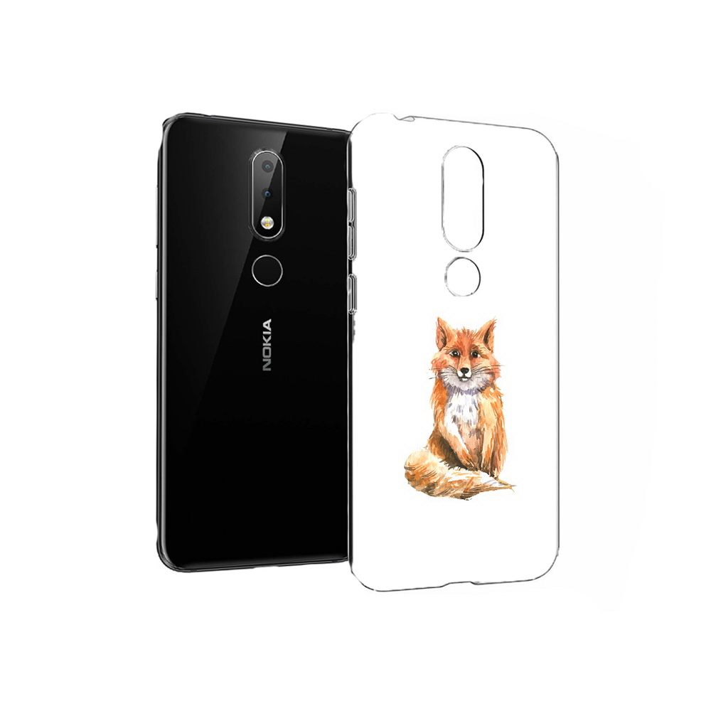 

Чехол MyPads Tocco для Nokia X6 детская лиса (PT115295.99.320), Прозрачный, Tocco