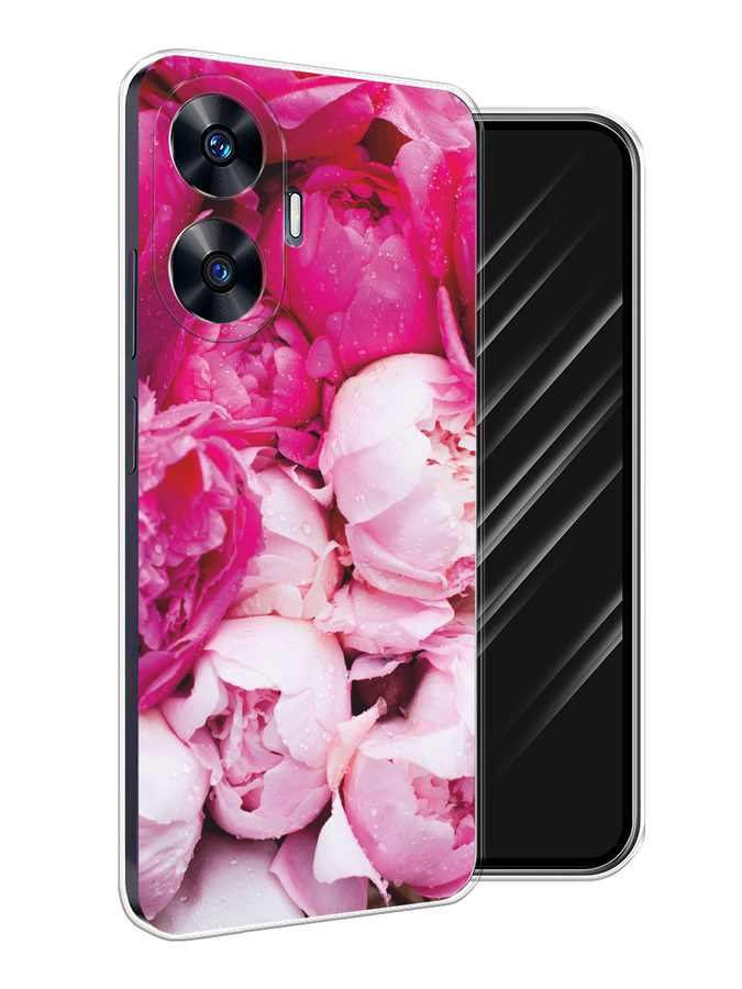 

Чехол Awog на Realme C55 "Пионы розово-белые", Белый;розовый, 2513850-1
