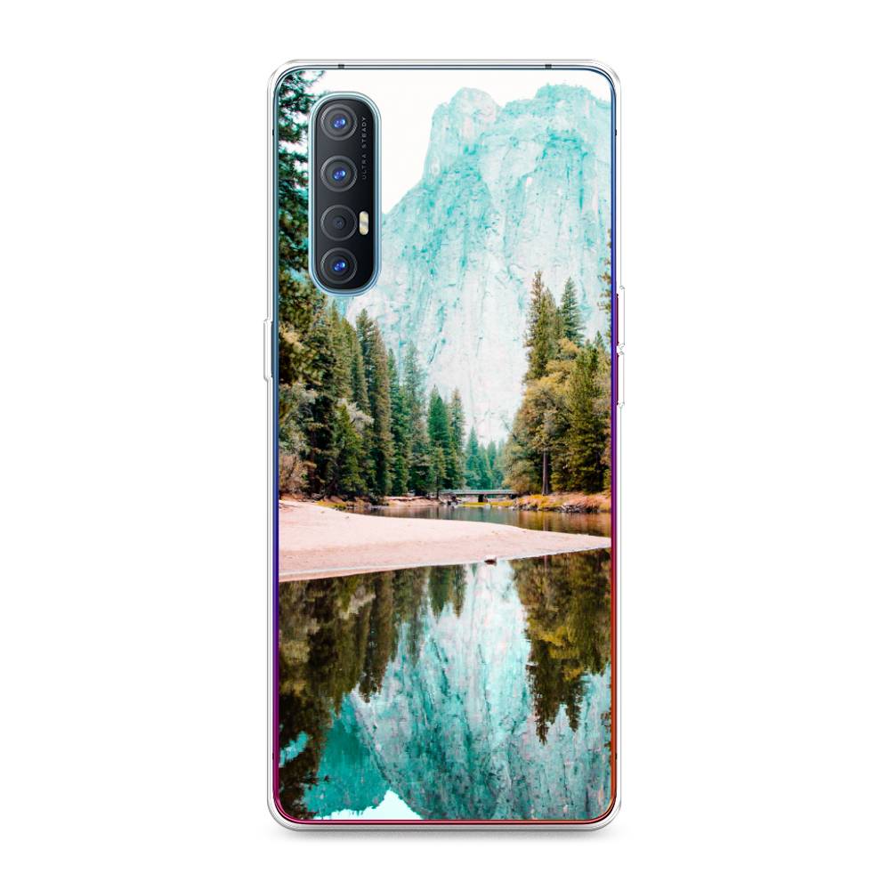 

Чехол Awog на Oppo Reno 3 Pro "Горы 11", Разноцветный, 252550-4