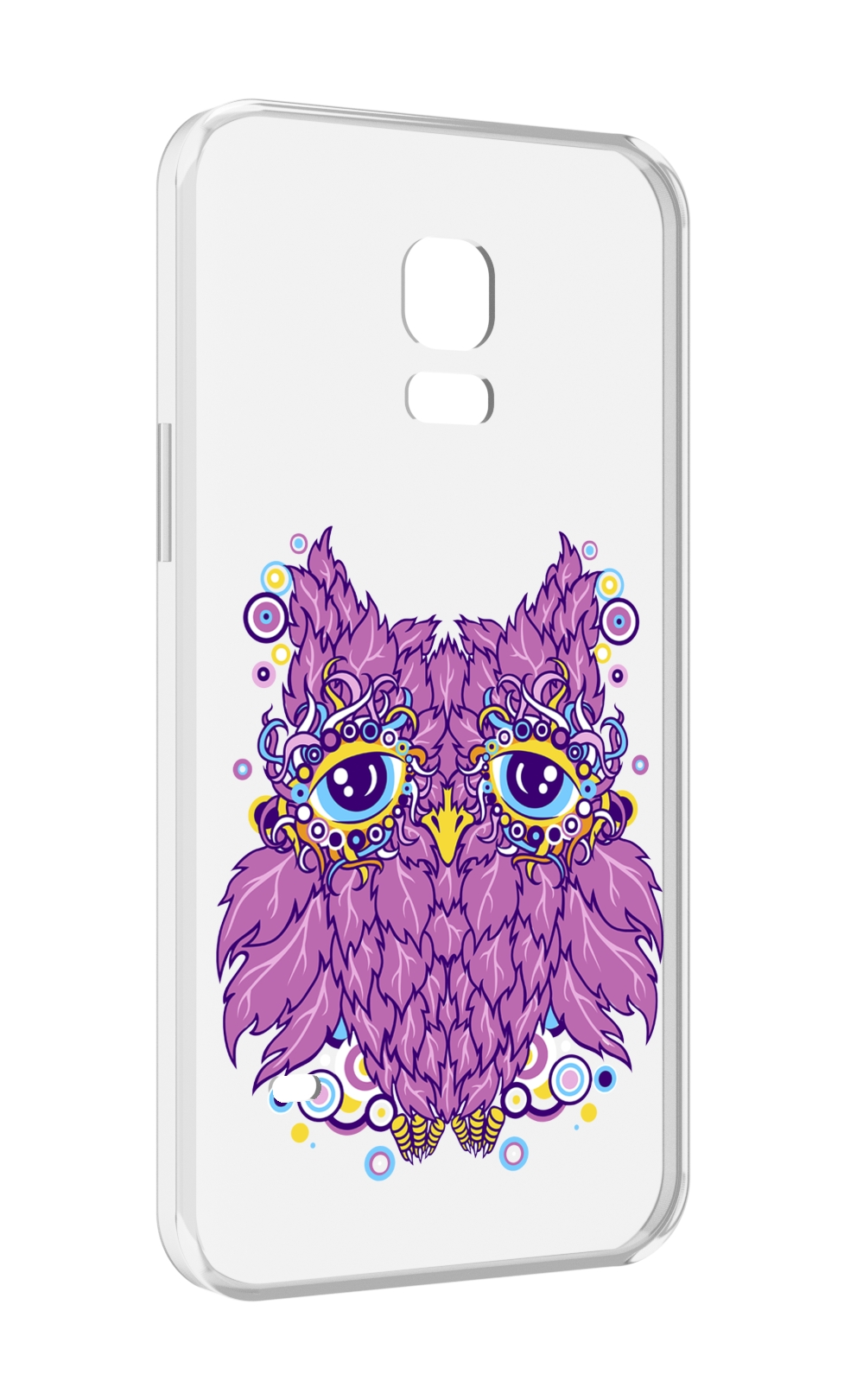 

Чехол MyPads Розовая сова для Samsung Galaxy S5 mini, Прозрачный, Tocco