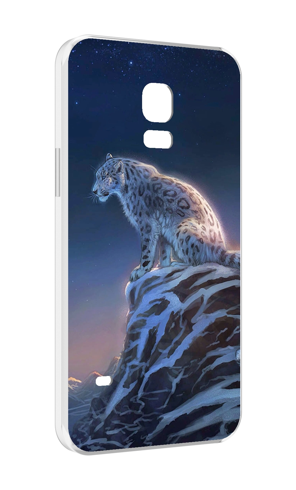 

Чехол MyPads Одинокий-Барс для Samsung Galaxy S5 mini, Прозрачный, Tocco