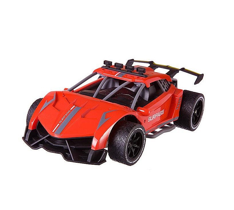 Радиоуправляемая машинка Junfa toys скоростная гоночная, 1:16, красная, WD-11662 игрушечная гоночная машинка красная
