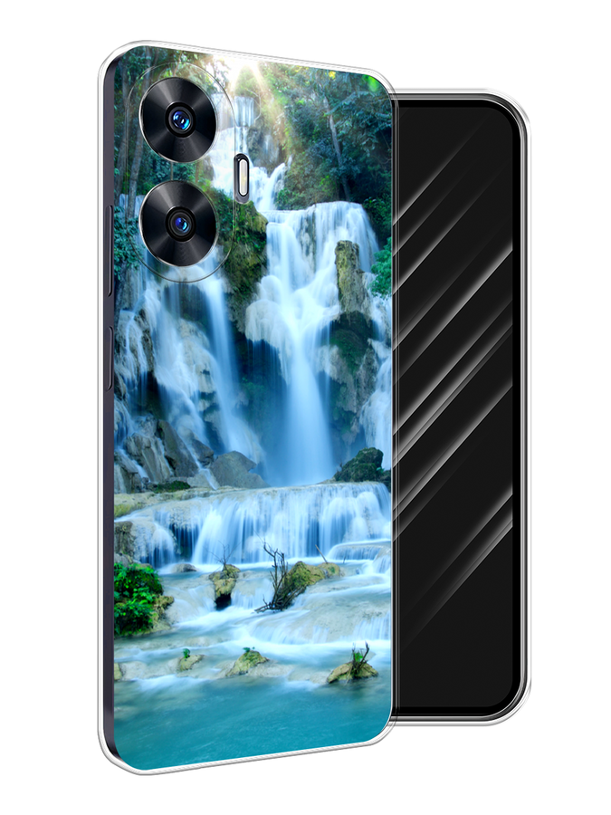 

Чехол Awog на Realme C55 "Водопад 8", Голубой;зеленый, 2513850-1