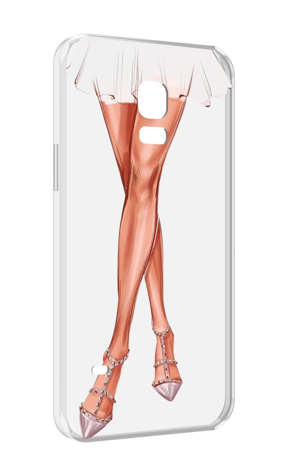 

Чехол MyPads Ножки для Samsung Galaxy S5 mini, Прозрачный, Tocco