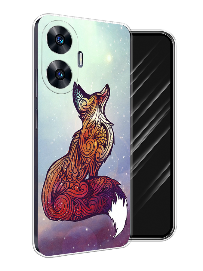 

Чехол Awog на Realme C55 "Лиса 1", Голубой;фиолетовый, 2513850-1