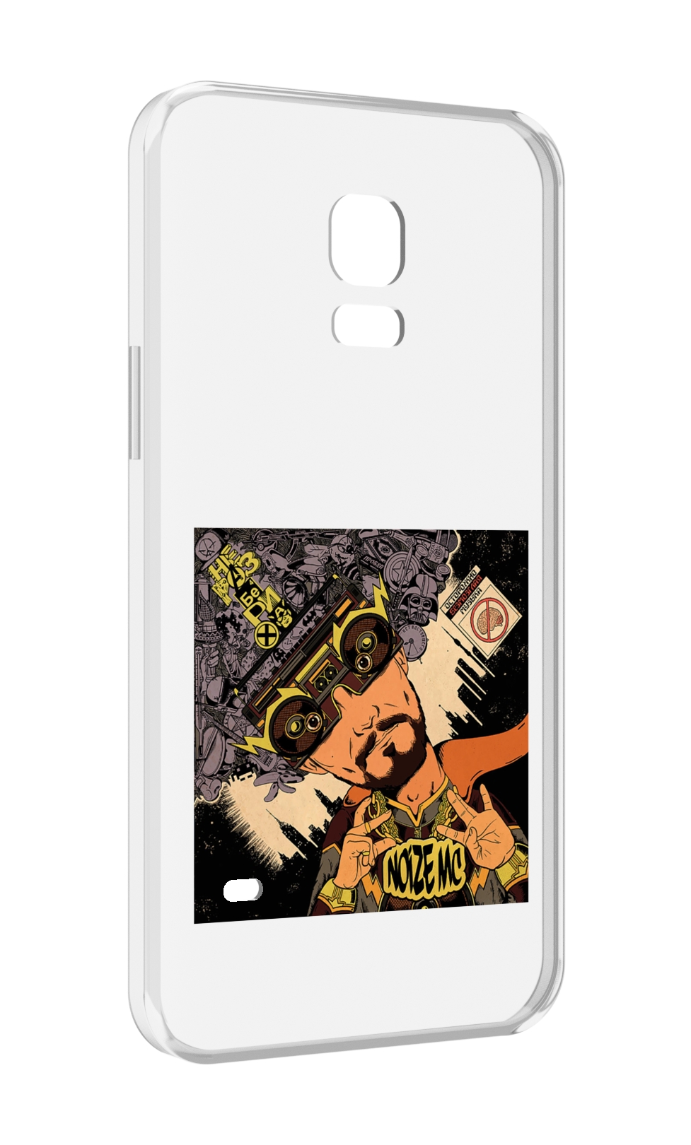 

Чехол MyPads Неразбериха Noize MC для Samsung Galaxy S5 mini, Прозрачный, Tocco