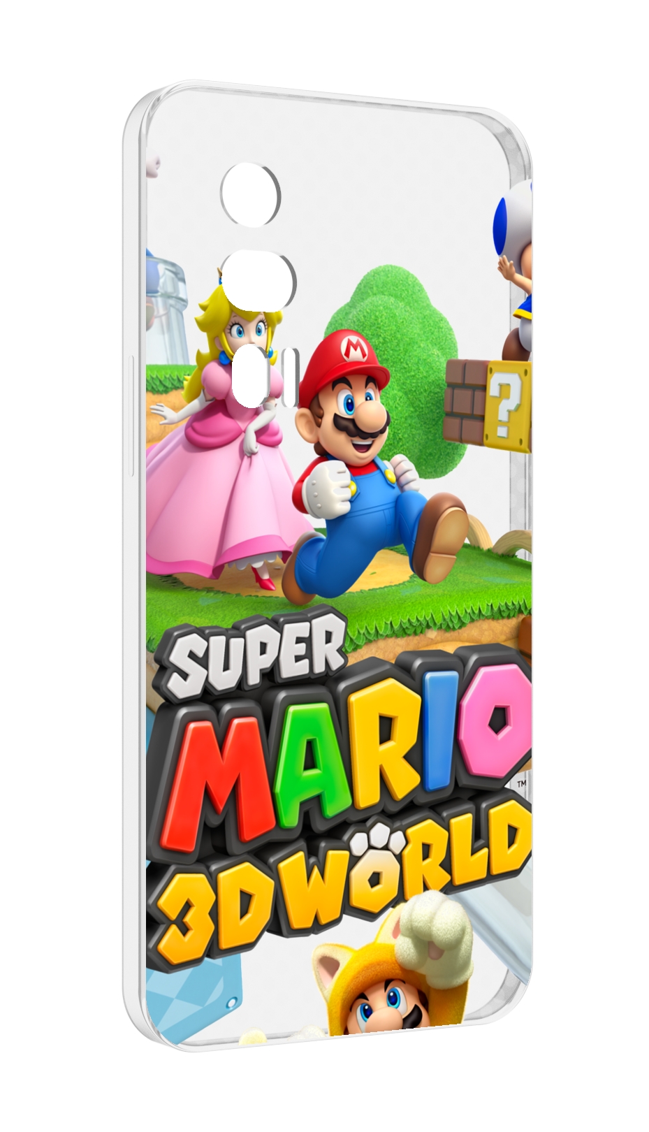 

Чехол MyPads Super Mario 3D World для Xiaomi Redmi K60 противоударный, Tocco