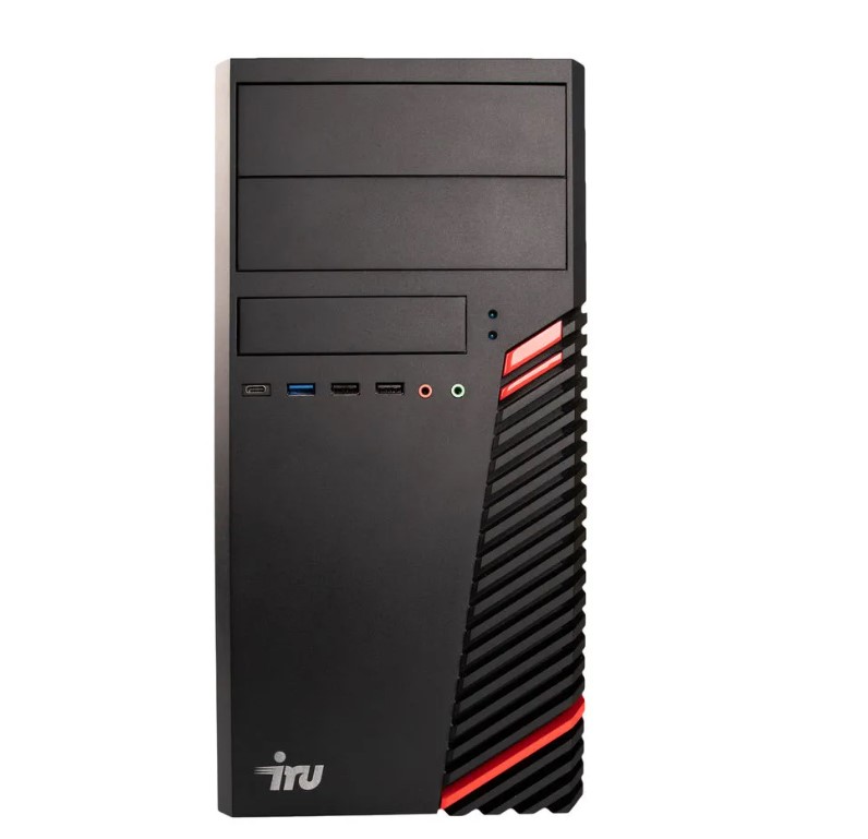 

Настольный компьютер iRU Office 310H5SM MT черный (19001140), Office 310H5SM MT