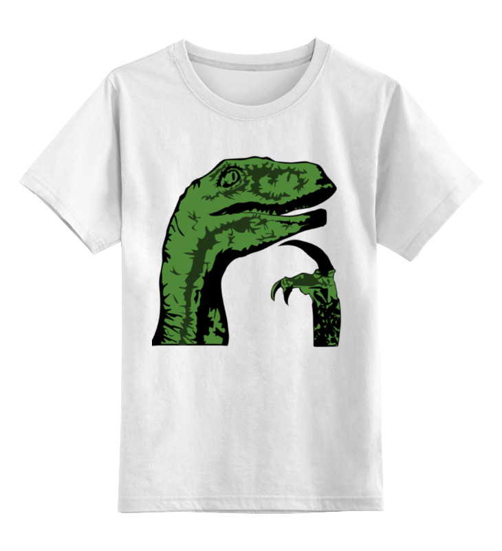 

Детская футболка Printio Raptor цв.белый р.164, 0000000752845