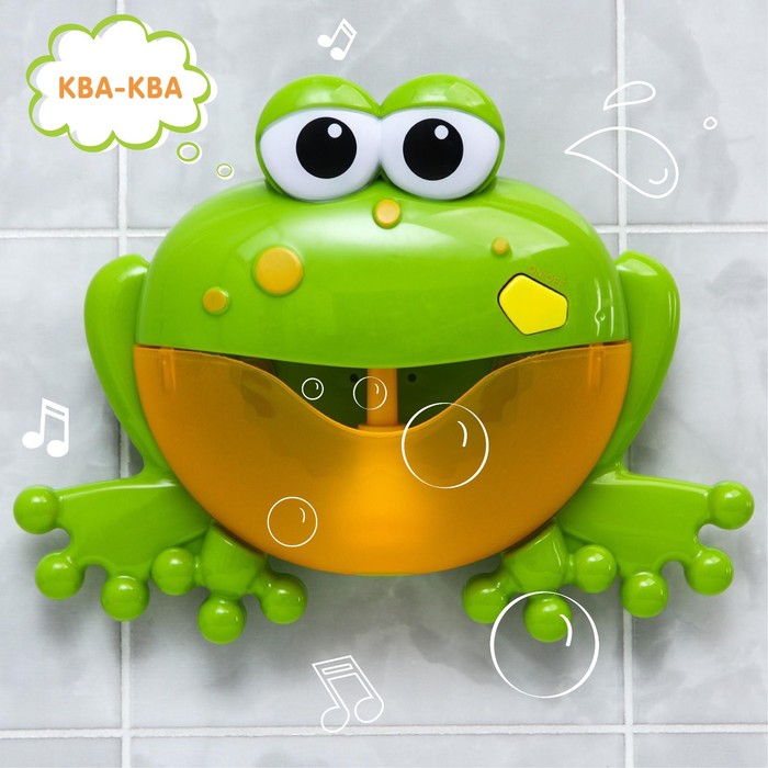 

Игрушка для игры в ванне «Лягушка», пузыри