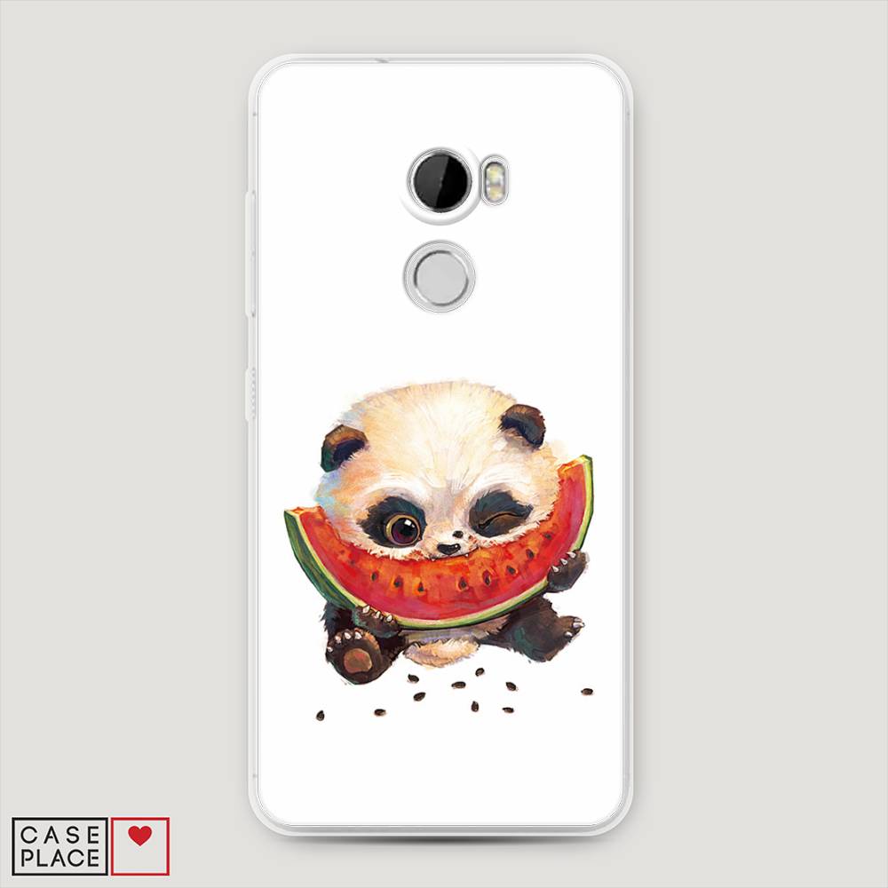 

Чехол Awog на HTC One X10 / Эйчтиси One X10 "Малыш панды с арбузом", 101850-1