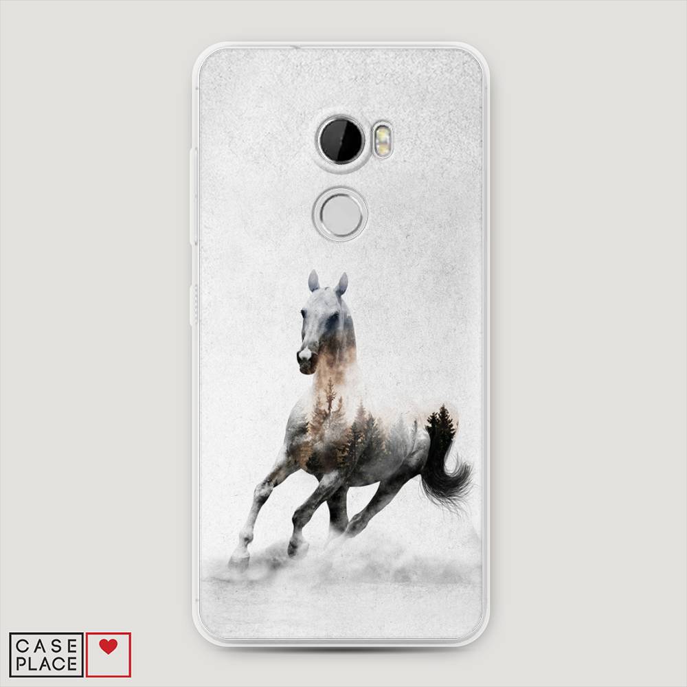 

Чехол Awog на HTC One X10 / Эйчтиси One X10 "Лошадь лес", 101850-2