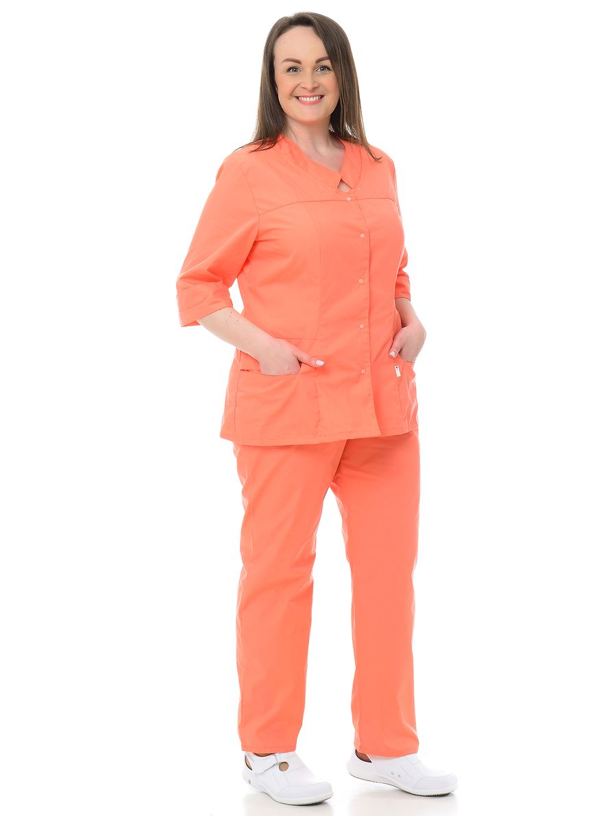 фото Костюм медицинский женский medicalwear милора 113 розовый 54 ru