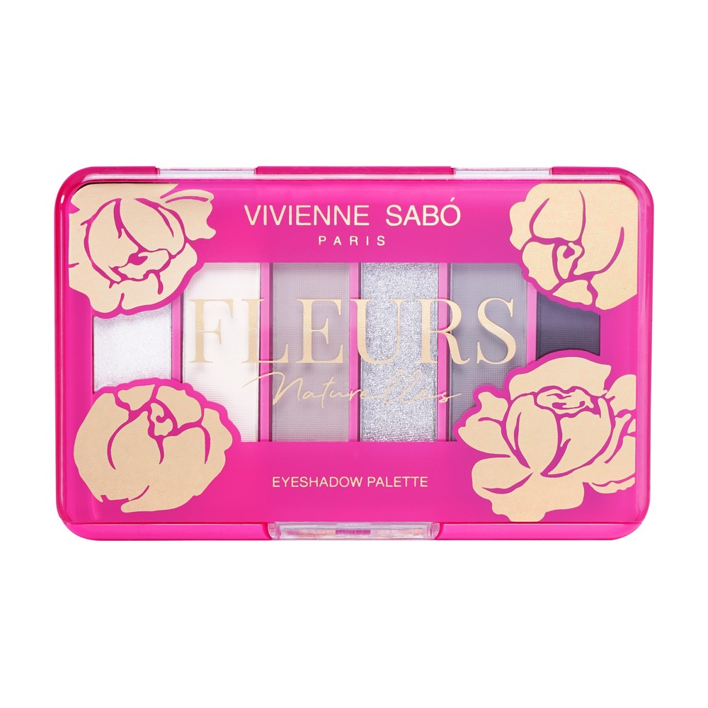 фото Палетка теней для век vivienne sabo fleurs naturelles, тон 04 pivoine