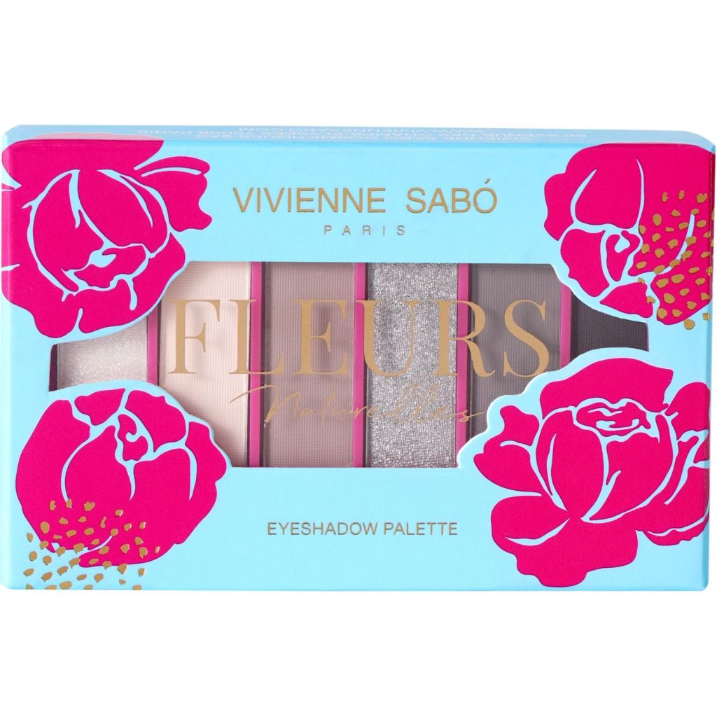 Палетка теней для век VIVIENNE SABO Fleurs Naturelles, тон 04 Pivoine, 5 г космический полет раскраска