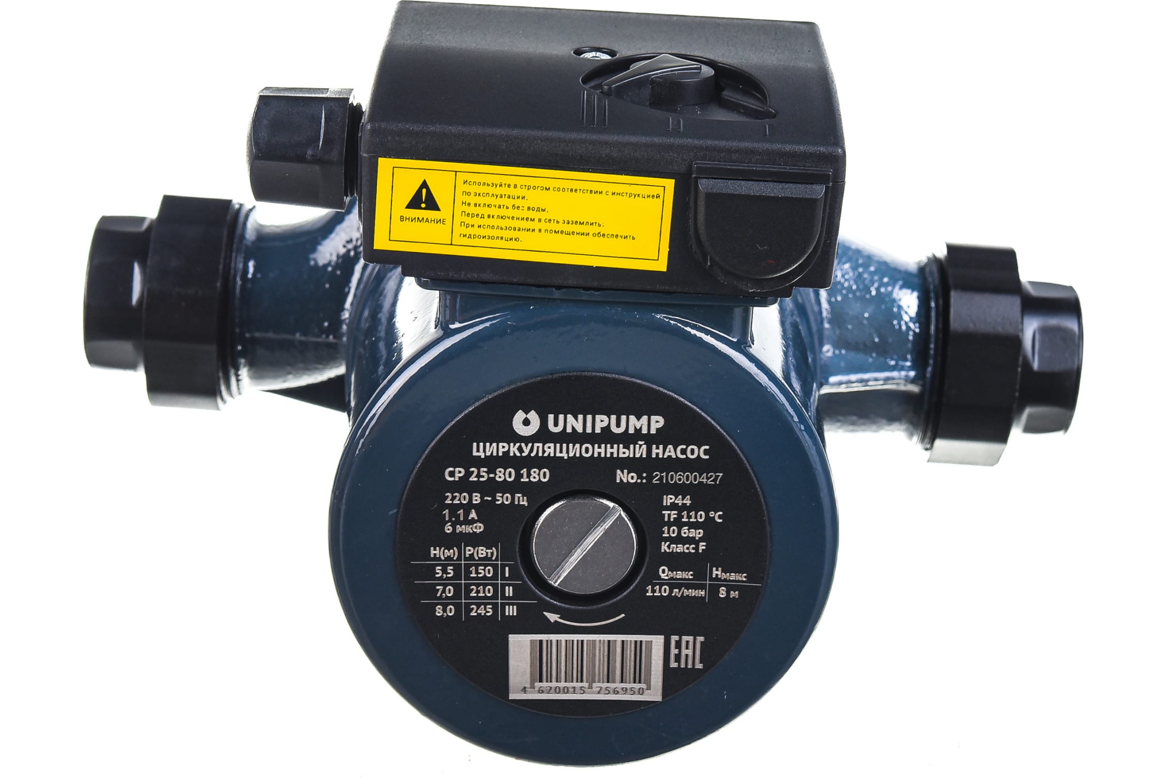 Циркуляционный насос UNIPUMP CP 25-80 180