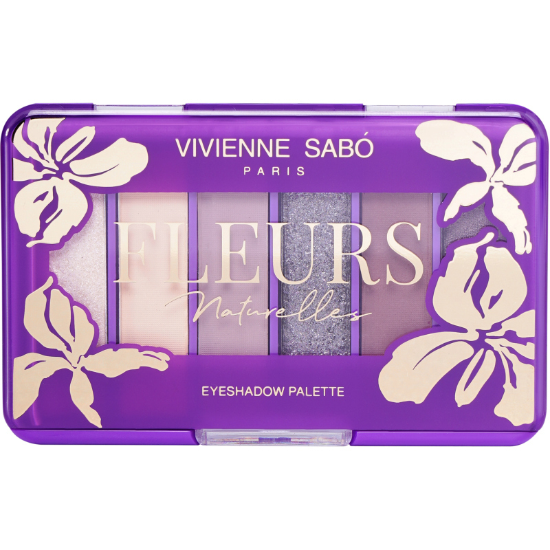 фото Палетка теней для век vivienne sabo fleurs naturelles, тон 03 iris